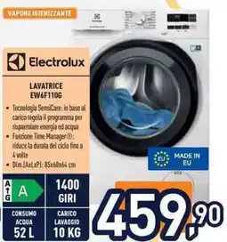 Unieuro Electrolux LAVATRICE EW6F110G offerta