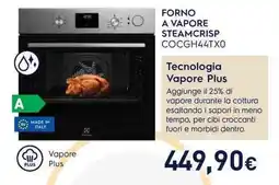 Unieuro Electrolux FORNO A VAPORE STEAMCRISP COCGH44TX0 offerta