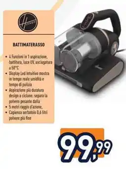 Unieuro Hoover battimaterasso offerta