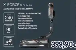 Unieuro Rowenta X-FORCE FLEX 14.80 Aspirapolvere senza fili Mod. RH9B74 offerta