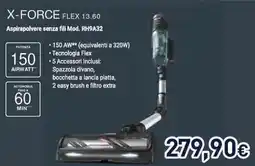 Unieuro Rowenta X-FORCE FLEX 13.60 Aspirapolvere senza fili Mod. RH9A32 offerta