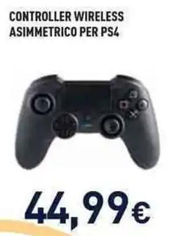 Unieuro Controller wireless asimmetrico per PS4 offerta