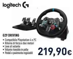 Unieuro Logitech G29 driving offerta