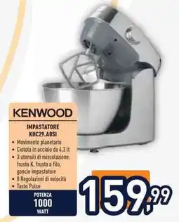 Unieuro KENWOOD IMPASTATORE KHC29.AOSI offerta