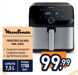 Unieuro Moulinex FRIGGITRICE AD ARIA MOD. EZ855 offerta
