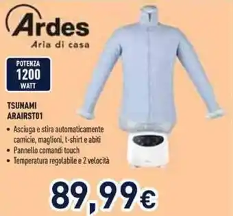 Unieuro Ardes TSUNAMI ARAIRST01 offerta