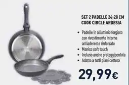 Unieuro Tognana set 2 padelle 24-28 cm cook circle ardesia offerta