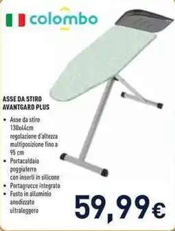 Unieuro Colombo asse da stiro avantgard plus offerta