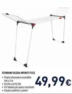 Unieuro Stendino vileda infinity flex offerta