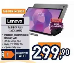 Unieuro Lenovo TAB IDEA PLUS (ZAG70201SE) offerta