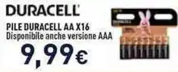 Unieuro Pile duracell AA X16 offerta