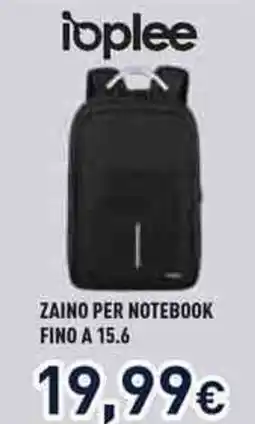 Unieuro Ioplee zaino per notebook fino a 15.6 offerta