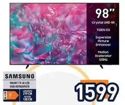 Unieuro SAMSUNG SMART TV 4K LED UHD UE98DU9070 offerta