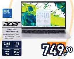 Unieuro acer ASPIRE GO 15 (AG15-72P-77TE) offerta