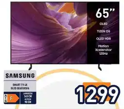 Unieuro SAMSUNG SMART TV 4K OLED QE65S85FA offerta