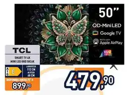 Unieuro TCL SMART TV 4K MINI LED UHD 50C6K offerta
