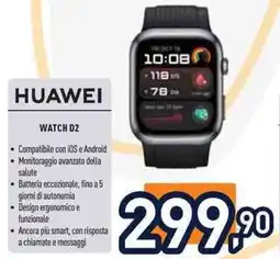 Unieuro Huawei watch D2 offerta