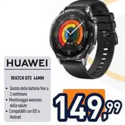 Unieuro Huawei watch GT5 46MM offerta