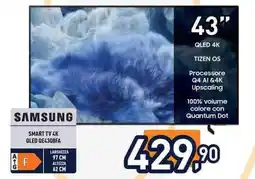 Unieuro SAMSUNG SMART TV 4K QLED QE4308FA offerta
