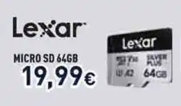 Unieuro Lexar micro SD 64GB offerta