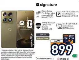 Unieuro motorola signature offerta