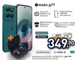 Unieuro motorola moto g77 offerta