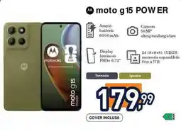 Unieuro motorola moto g 15 power offerta
