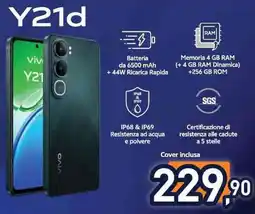 Unieuro Vivo Y21d offerta