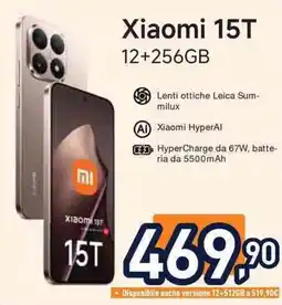 Unieuro Xiaomi 15T 12+256GB offerta