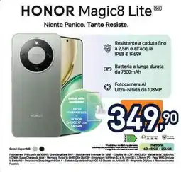 Unieuro HONOR Magic8 Lite offerta