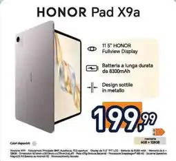 Unieuro HONOR Pad X9a offerta
