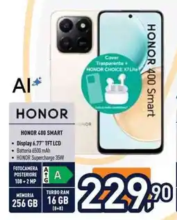 Unieuro HONOR 400 SMART offerta