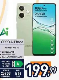 Unieuro OPPO A5 PRO 5G offerta