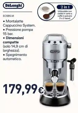 Unieuro DeLonghi EC685.M offerta