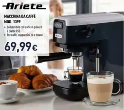 Unieuro Ariete MACCHINA DA CAFFÈ MOD. 1399 offerta