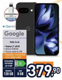 Unieuro Google PIXEL 9a 5G offerta