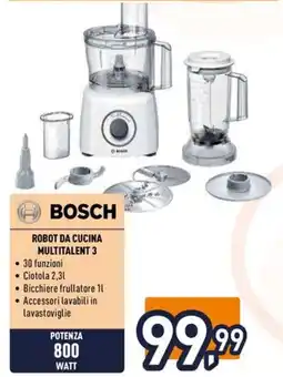 Unieuro Bosch robot da cucina multitalent 3 offerta