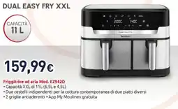 Unieuro Moulinex dual easy fry xxl Friggitrice ad aria Mod. EZ942D offerta