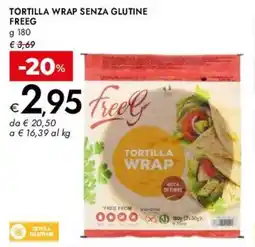Bennet Tortilla wrap senza glutine FREEG offerta
