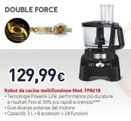 Unieuro Moulinex double force Robot da cucina multifunzione Mod. FP8218 offerta