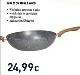 Unieuro Tognana wok stone & wood offerta
