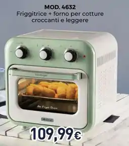 Unieuro Ariete mod. 4632 friggitrice + forno per cotture croccanti e leggere offerta