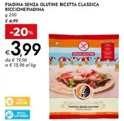 Bennet Piadina senza glutine ricetta classica riccione piadina offerta