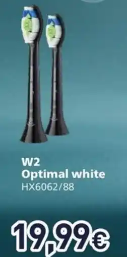 Unieuro PHILIPS W2 Optimal white HX6062/88 offerta