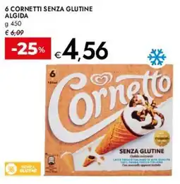 Bennet 6 cornetti senza glutine ALGIDA offerta