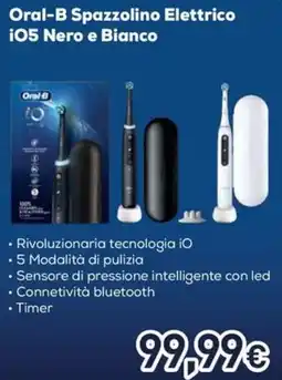 Unieuro Oral-B Spazzolino Elettrico i05 Nero e Bianco offerta