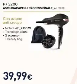 Unieuro Bellissima P7 3200 asciugacapelli professionale art. 11858 offerta