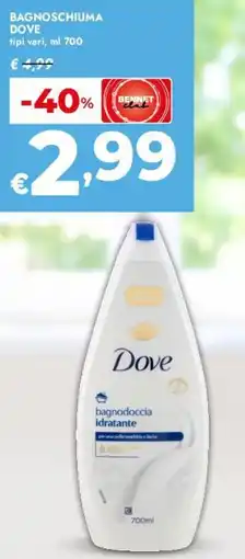 Bennet Bagnoschiuma DOVE offerta
