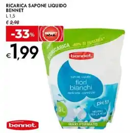 Bennet Ricarica sapone liquido BENNET offerta