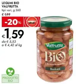 Bennet Legumi bio VALFRUTTA offerta